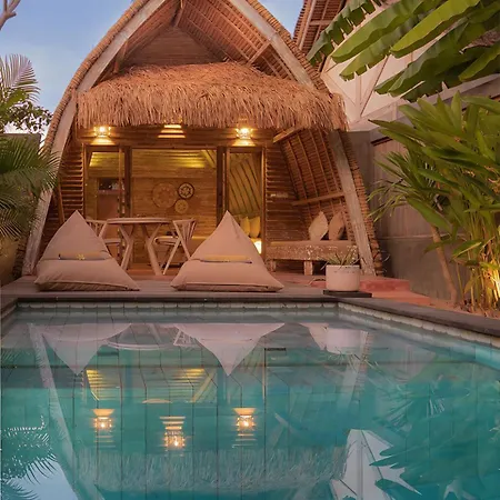 Private Pool Romantic Villa - Adults Only - Villa Palma - Gili Meno-3